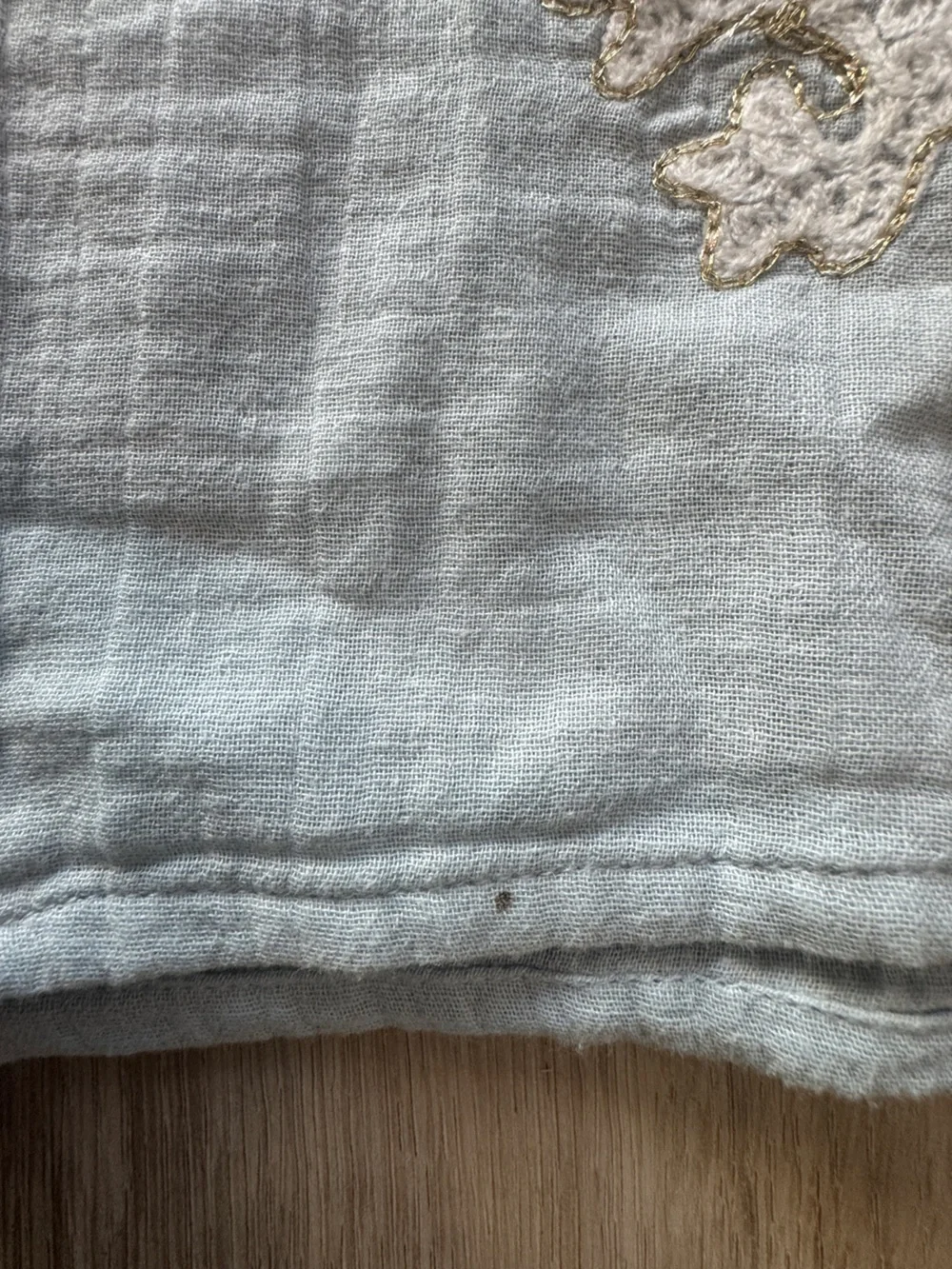 Ibiza Mode Kaftan Leaf Pale Blue sz XS/S